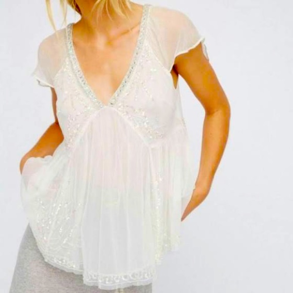 Altar’d State Beaded Embellished Blouse
